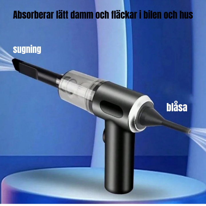 Trådlös dammsugare dubbel användning för hem och bil